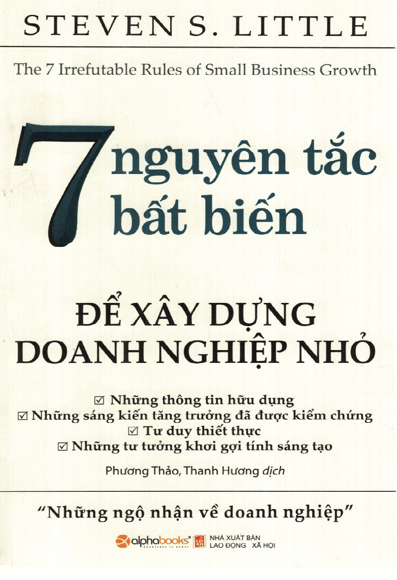 7 nguyên tắc bất biến để xây dựng doanh nghiệp nhỏ